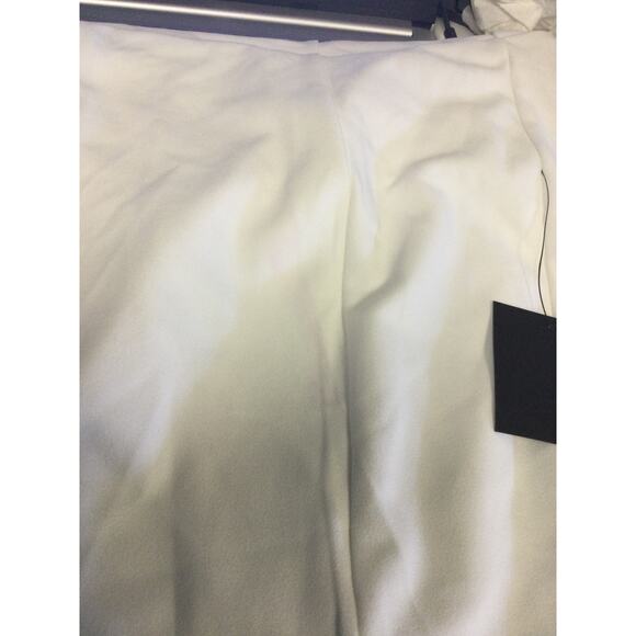 LULU'S SZ XL Beaming Perfection White Pearl Organza Tie-Strap Mini Dress NWT B60 - Picture 11 of 11